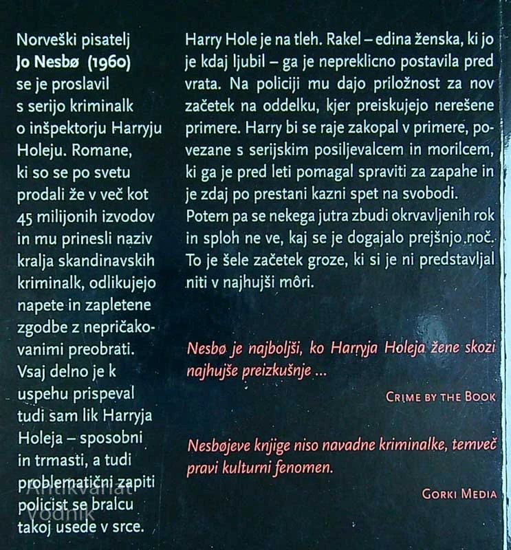 NOŽ, Jo Nesbo