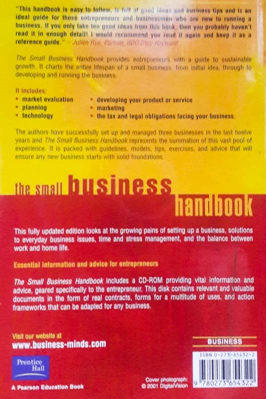 THE SMALL BUSINESS HANDBOOK, The Enterpreneurs Definitive Gide to Starting ang Growing a Business, Philip and Sandra Webb