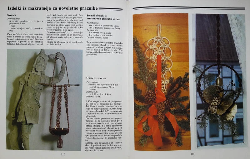 MAKRAME KOT UMETNOST IN KONJIČEK ZA PROSTI ČAS, Eva Andersen