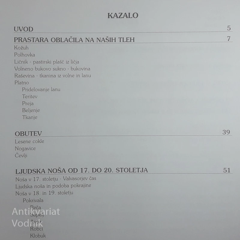 LJUDSKE NOŠE OD POMLADI DO POMLADI