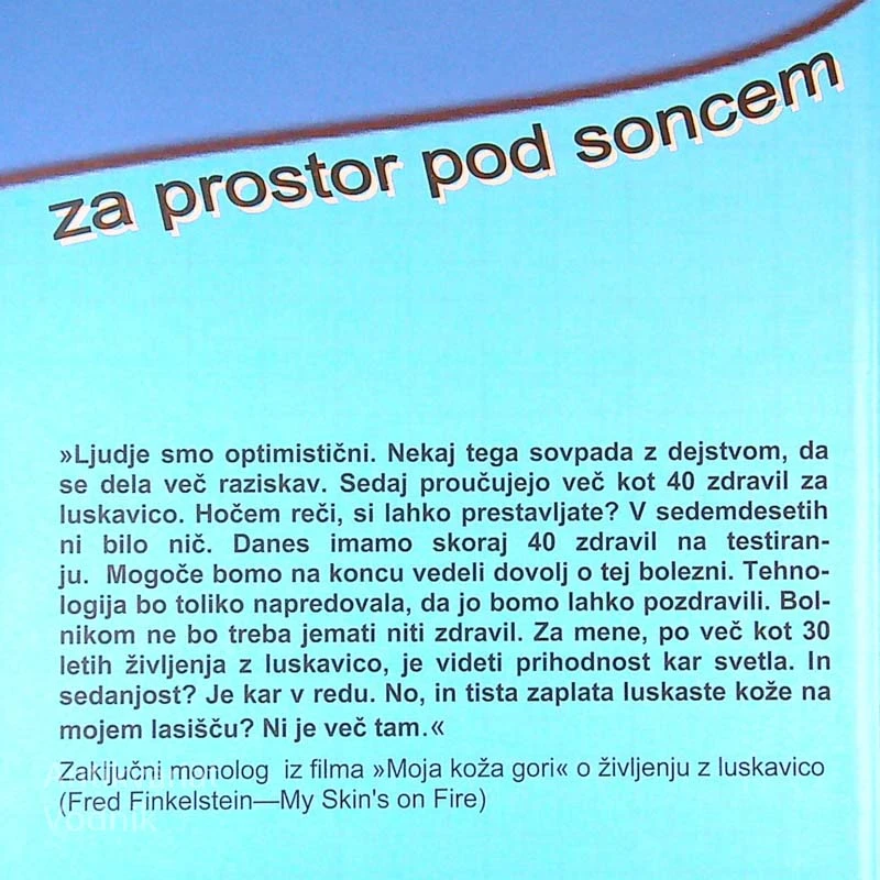 UPANJE OSTAJA ZA BOLJŠE ŽIVLJENJE Z LUSKAVICO, Franc Jamnik