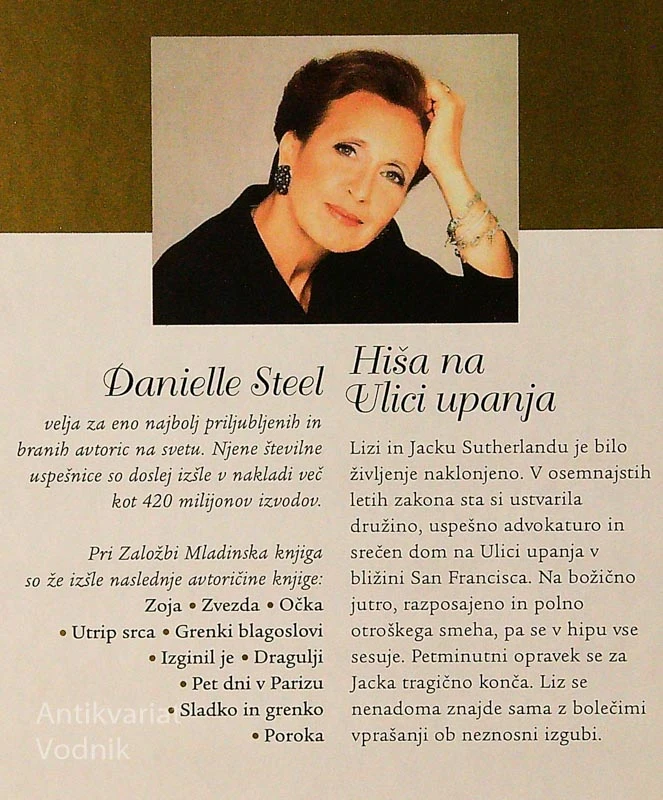 HIŠA NA ULICI UPANJA, Danielle Steel