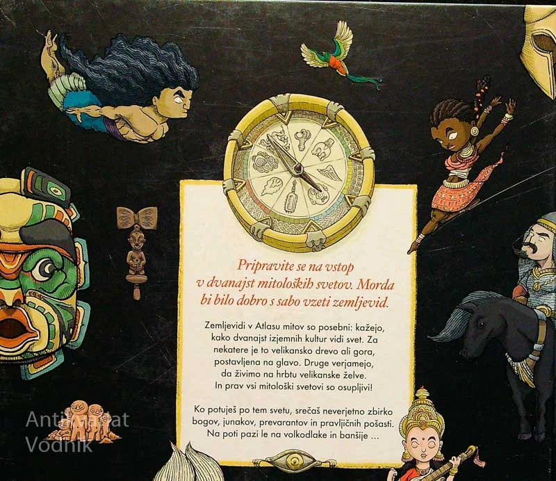 ATLAS MITOV; ZEMLJEVID POŠASTI, JUNAKOV IN BOGOV IZ DVANAJSTIH MITOLOŠKIH SVETOV, Thiago de Moraes