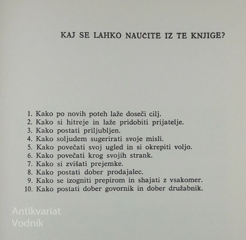 KAKO SI PRIDOBIŠ PRIJATELJE, Dale Carnegie