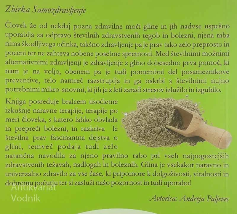 GLINA ZA TISOČ IN ENO BOLEZEN, Janez Ferjuc