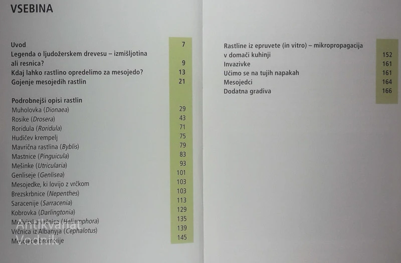 MESOJEDE RASTLINE; LEPOTICE IN ZVERI, Jure Slatner