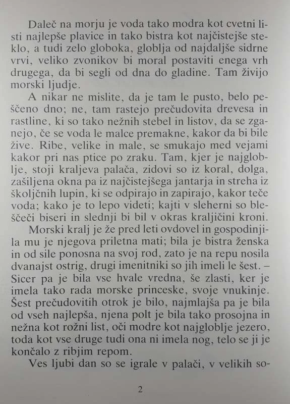 MALA MORSKA DEKLICA, H. Ch. Andersen