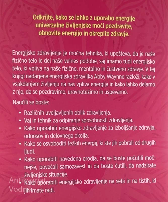 ENERGIJSKO ZDRAVLJENJE, Abby Wynne