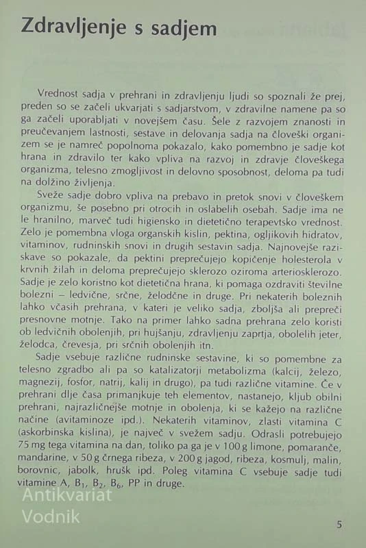 ZDRAVLJENJE S SADJEM IN ZELENJAVO