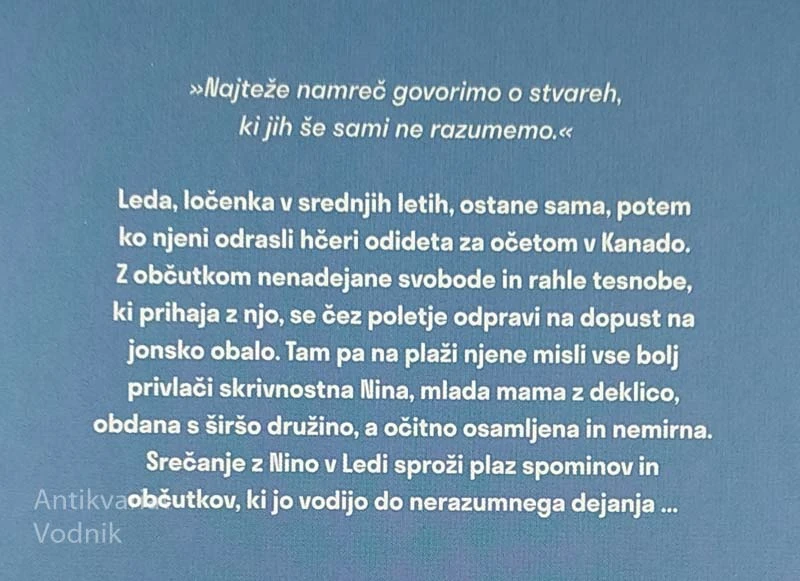IZGUBLJENA HČI, Elena Ferrante
