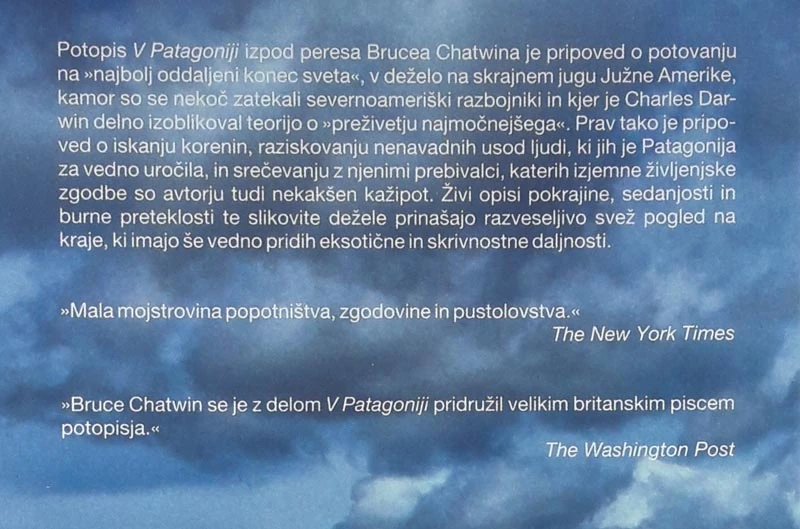 V PATAGONIJI, Bruce Chatwin