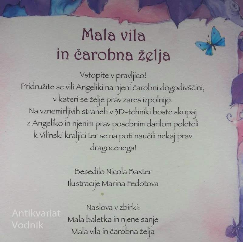 MALA VILA IN ČAROBNA ŽELJA – vstopite v 3D dogodivščino