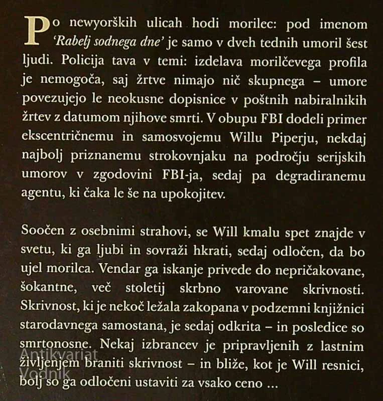 KNJIŽNICA MRTVIH, Glen Cooper