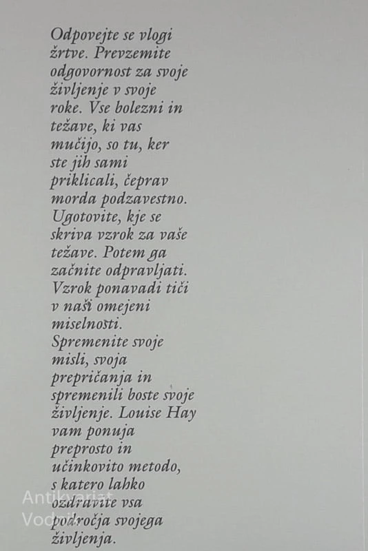ŽIVLJENJE JE TVOJE, Louise L. Hay
