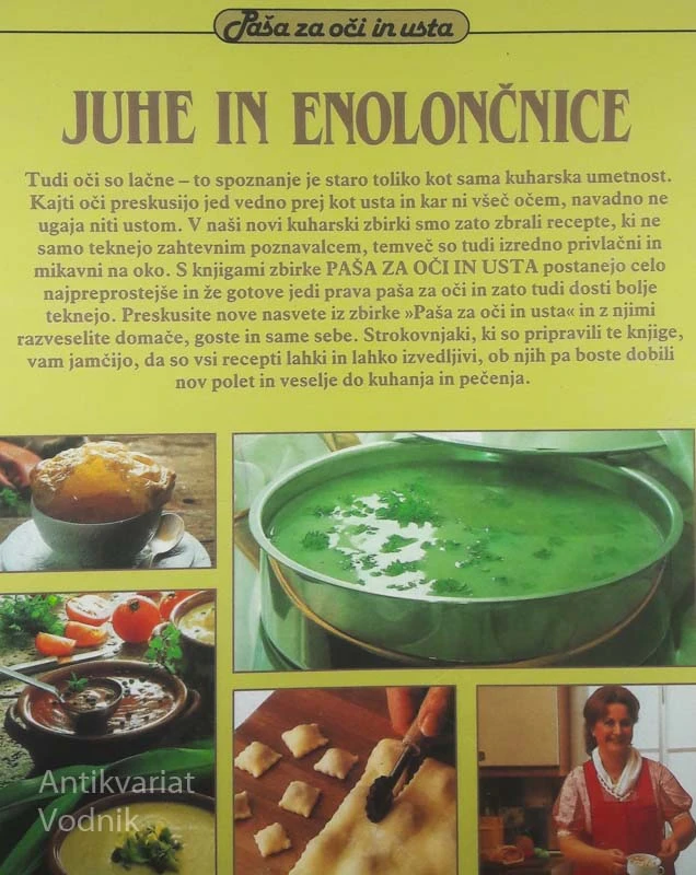 JUHE IN ENOLONČNICE, PAŠA ZA OČI IN USTA