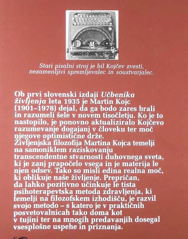 UČBENIK ŽIVLJENJA, Martin Kojc