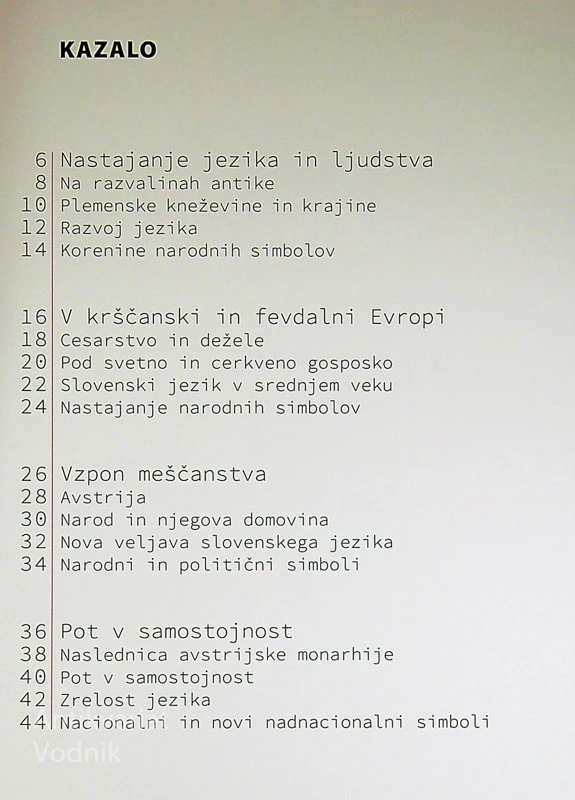 KRATKA ZGODOVINA SLOVENCEV, Eva Kocuvan
