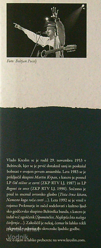 VRISKANJE IN JOK, Vlado Kreslin