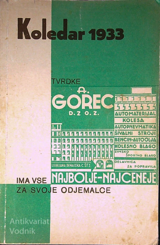 KOLEDAR 1933