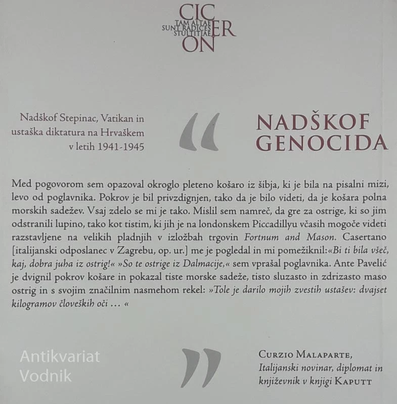 NADŠKOF GENOCIDA, Marco Aurelio Rivelli
