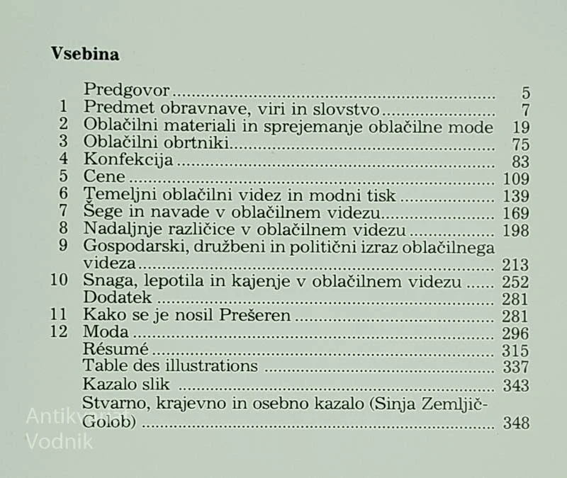 OBLAČILNA KULTURA NA SLOVENSKEM V PREŠERNOVEM ČASU, Angelos Baš