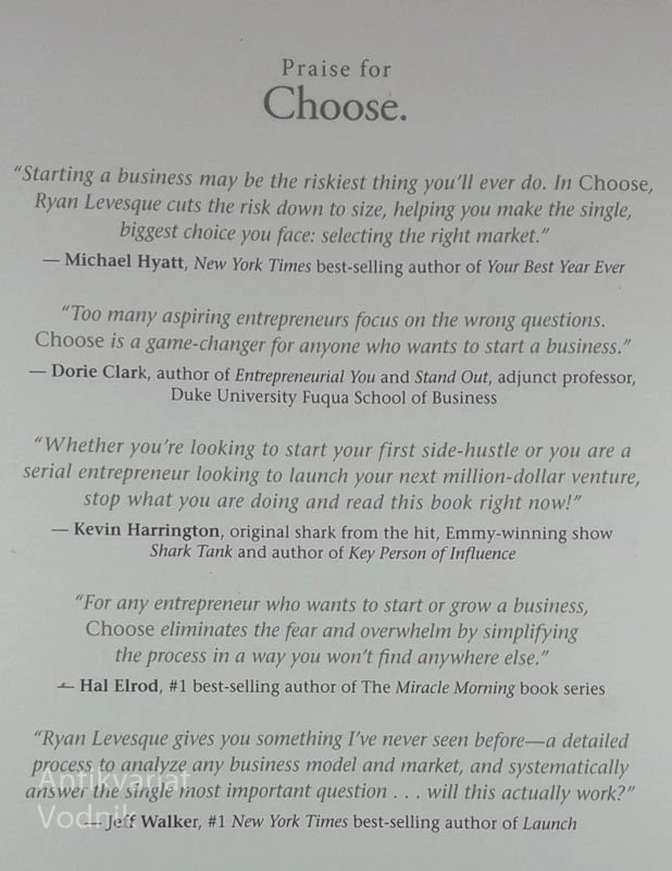 CHOOSE., Ryan Levesque