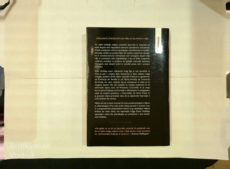 UMIRJENOST JE KLJUČ, Ryan Holiday