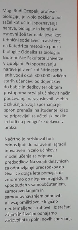 PREMAGAJMO PREDSODKE DO ŽIVALI, Rudi Ocepek