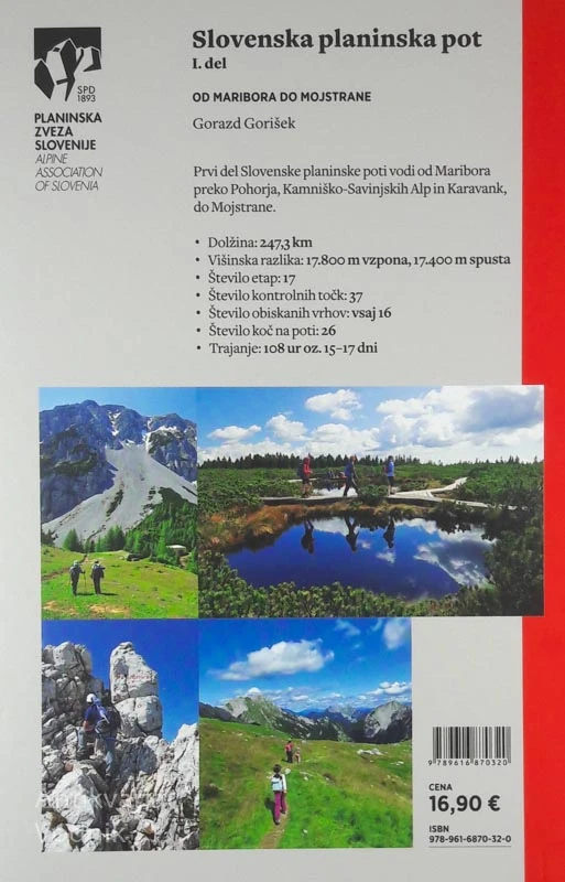 SLOVENSKA PLANINSKA POT, I., II. in III. del