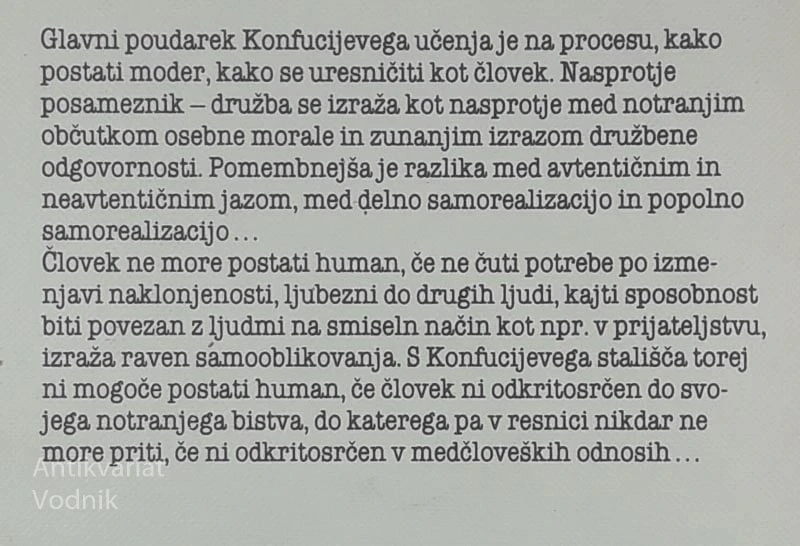 POGOVORI, Konfucij
