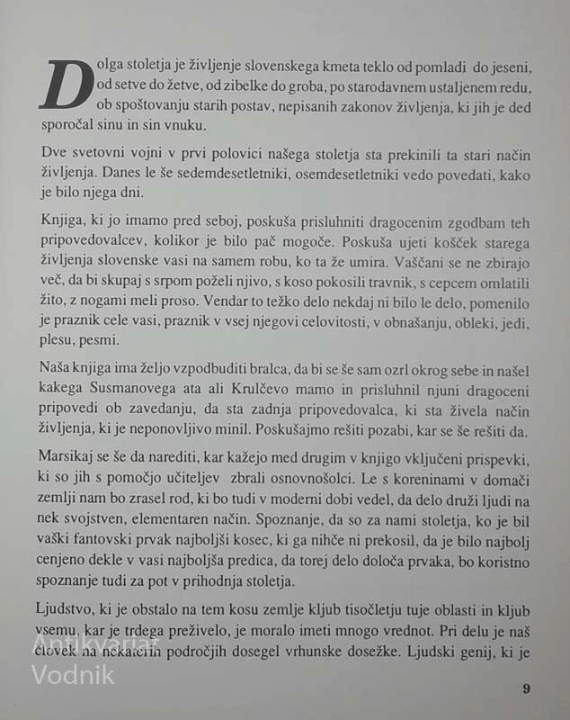 SLOVENSKO NARODNO IZROČILO