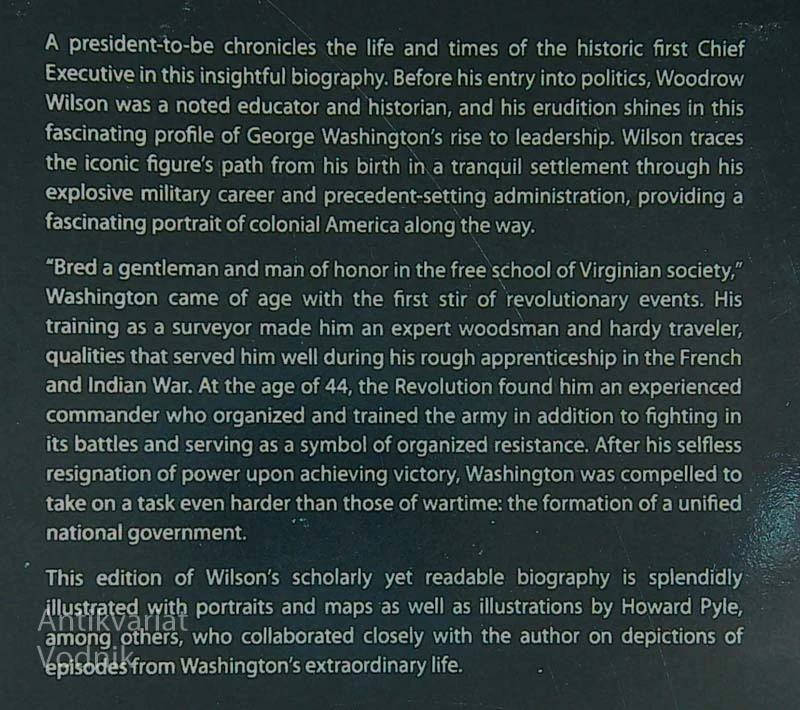 GEORGE WASHINGTON; A LIFE, Woodrow Wilson