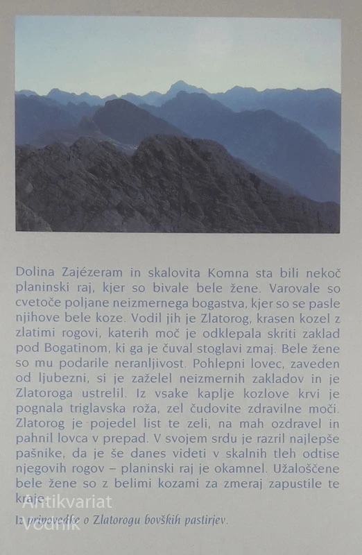 NARAVA SLOVENIJE; ALPE