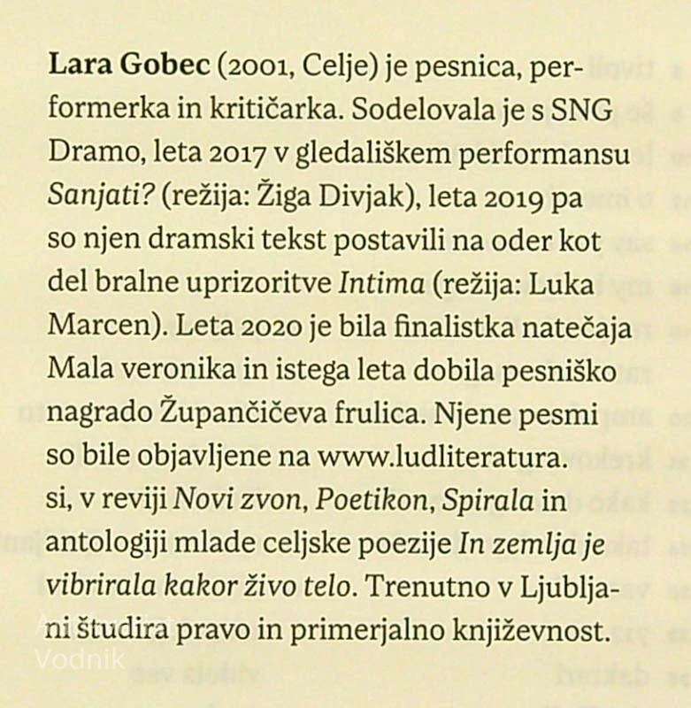 REBRASTE ŽALUZIJE, Lara Gobec