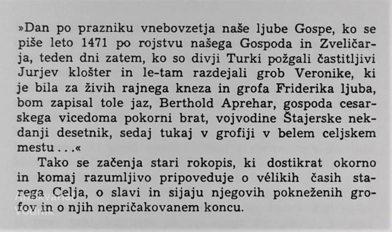 DANES GROFJE CELJSKI IN NIKDAR VEČ, Anna Wambrechtsamer