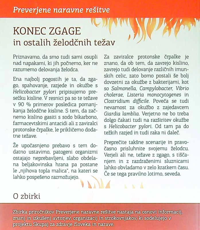 KONEC ZGAGE IN OSTALIH ŽELODČNIH TEŽAV