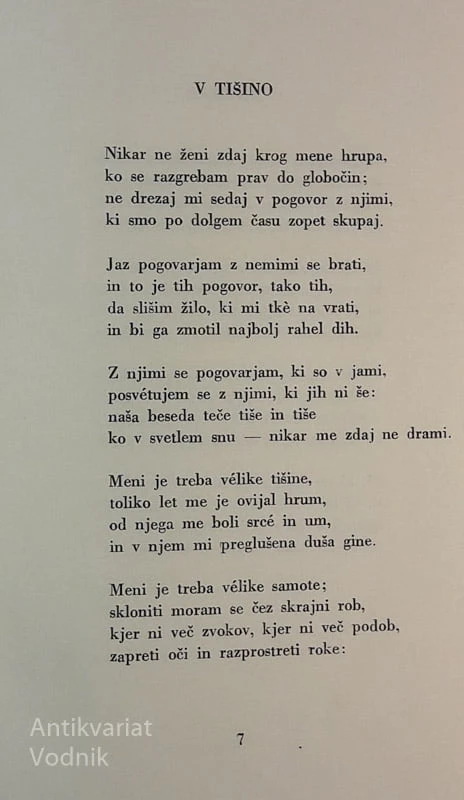 ZIMZELEN POD SNEGOM, Oton Župančič