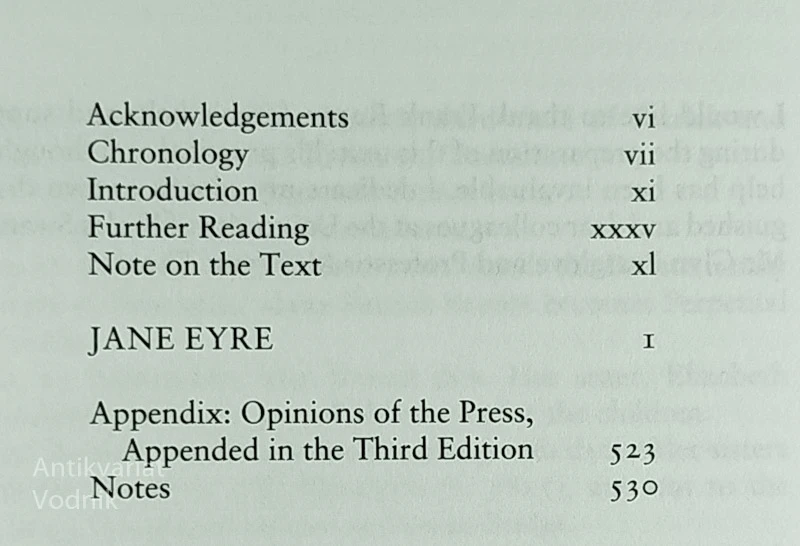 CHARLOTTE BRONTË, Jane Eyre