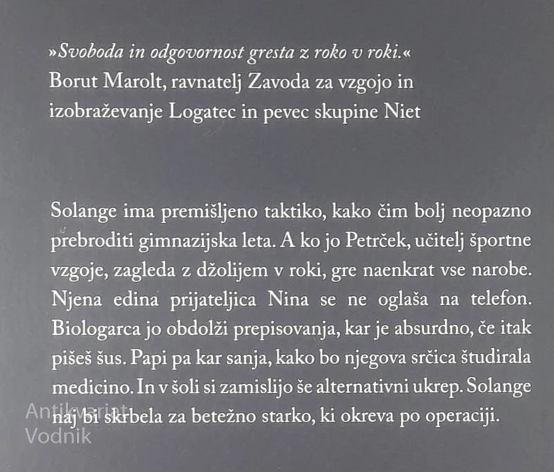 ALTERNATIVNI UKREP, Tanja Mastnak