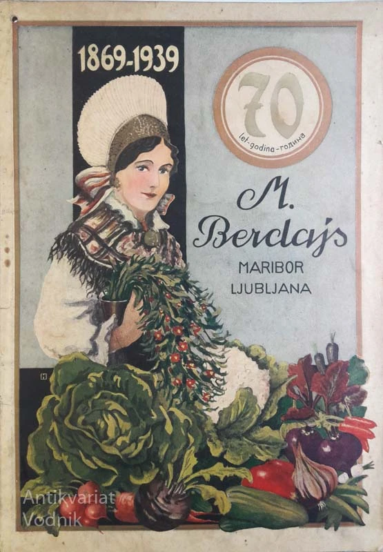 M. BERDAJS 1869-1939, Maribor, Ljubljana – reklamni  in prodajni katalog