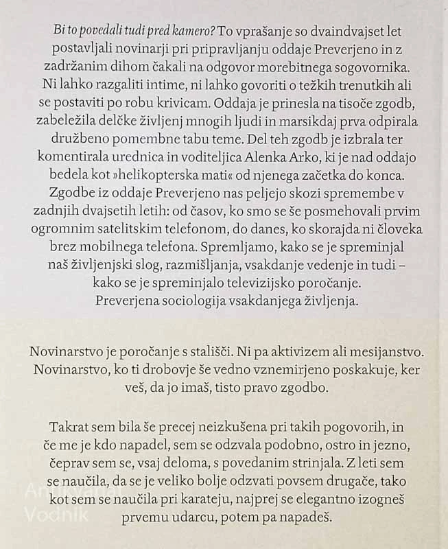 BI TO POVEDALI TUDI PRED KAMERO?;, Alenka Arko