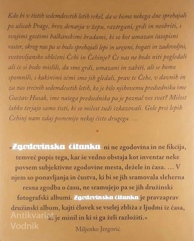 ZGODOVINSKA ČITANKA II, Miljenko Jergović