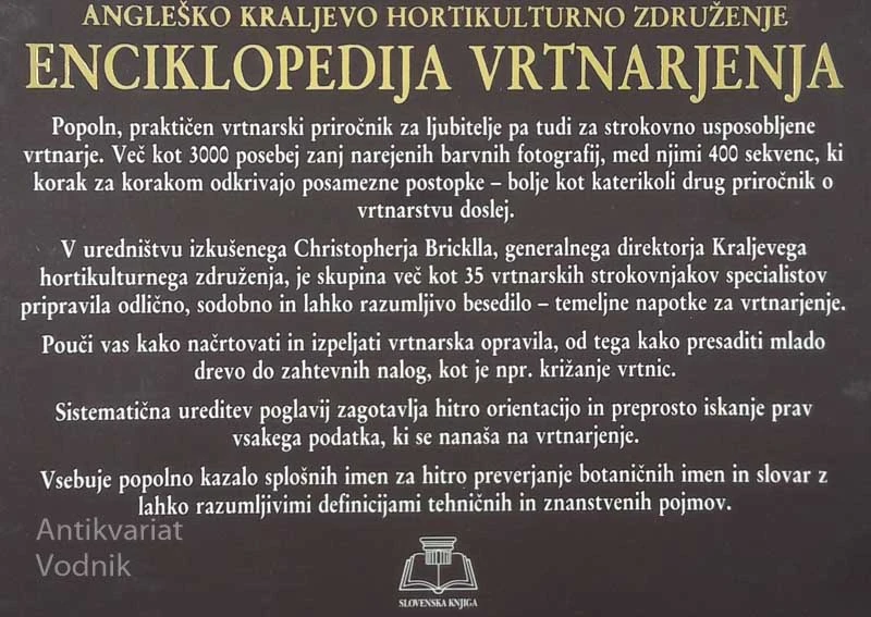 ENCIKLOPEDIJA VRTNARJENJA, Kraljevo hortikulturno združenje