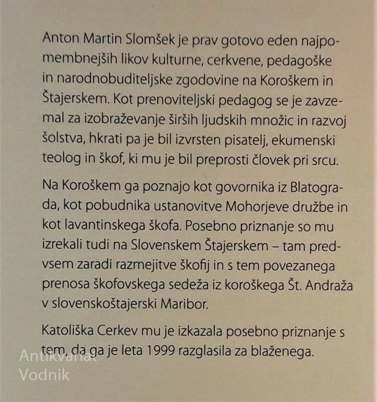 ANTON MARTIN SLOMŠEK, Jože Till