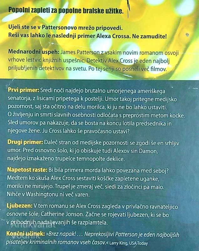KOCKA JE PADLA, James Patterson