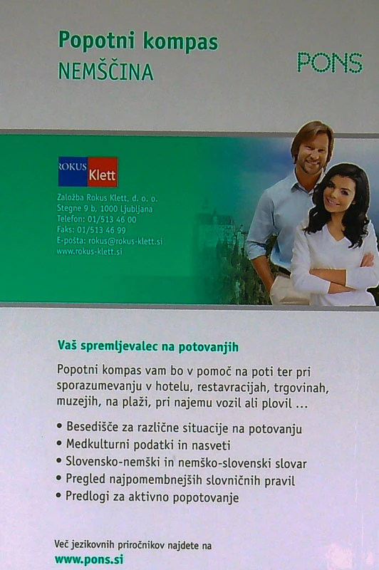 PONS POPOTNI KOMPAS; NEMŠČINA