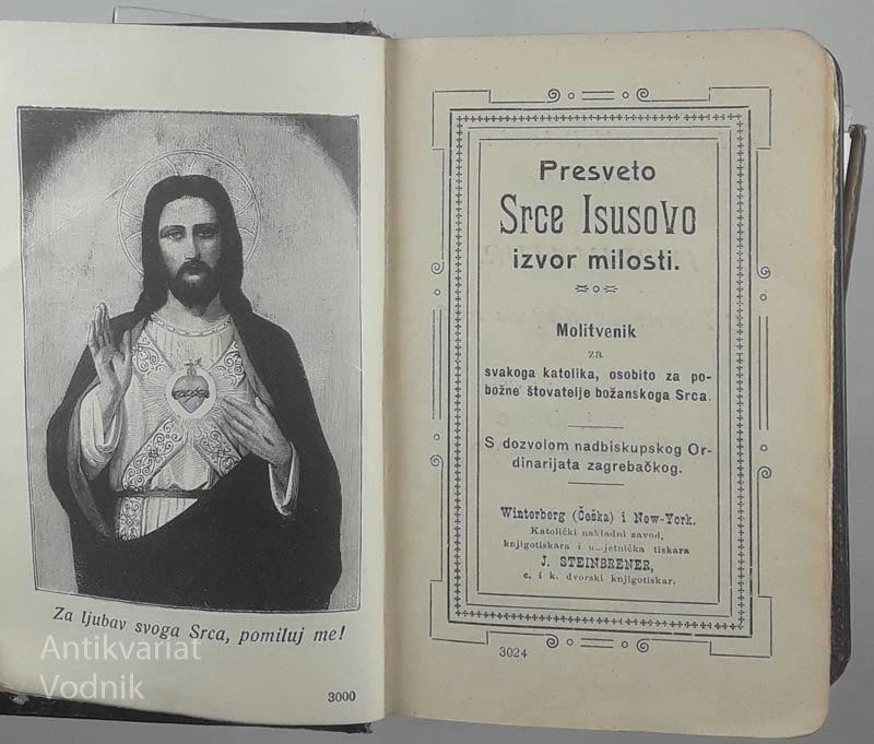 PRESVETO SRCE ISUSOVO IZVOR MILOSTI – MOLITVENIK
