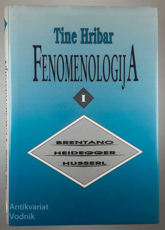 FENOMENOLOGIJA I, Tine Hribar