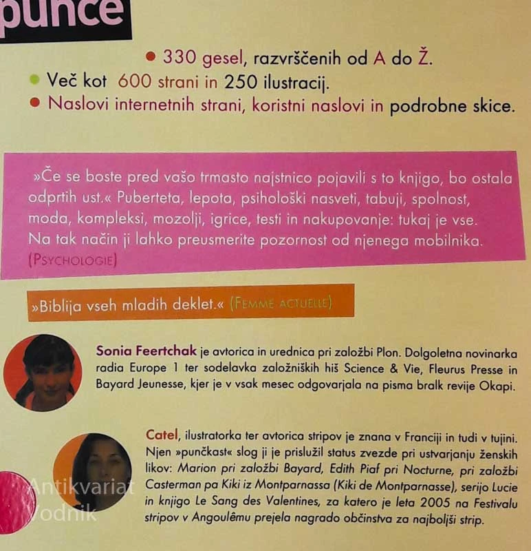 ENCIKLOPEDIJA ZA PUNCE, Sonia Feertchak &amp; Catel