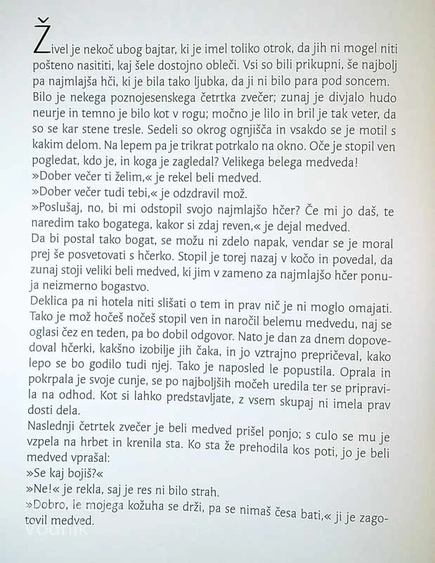 VZHODNO OD SONCA IN ZAHODNO OD MESEC (ilustrirala Mojca Cerjak)